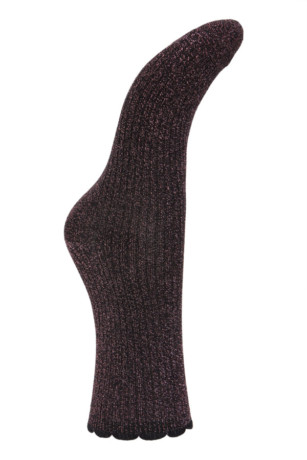 Chaussettes Saffi Rose Paillettes