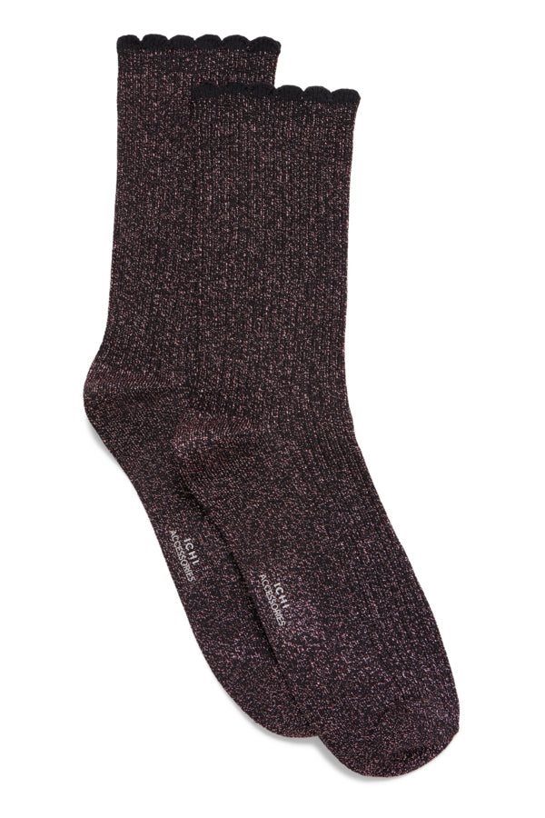 Chaussettes Saffi Rose Paillettes