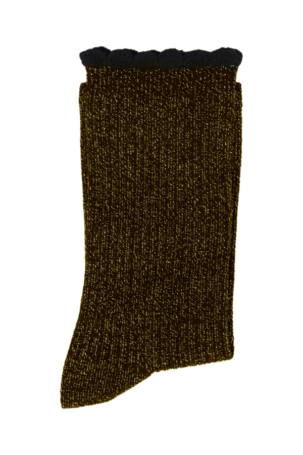 Chaussettes Saffi Gold Paillettes