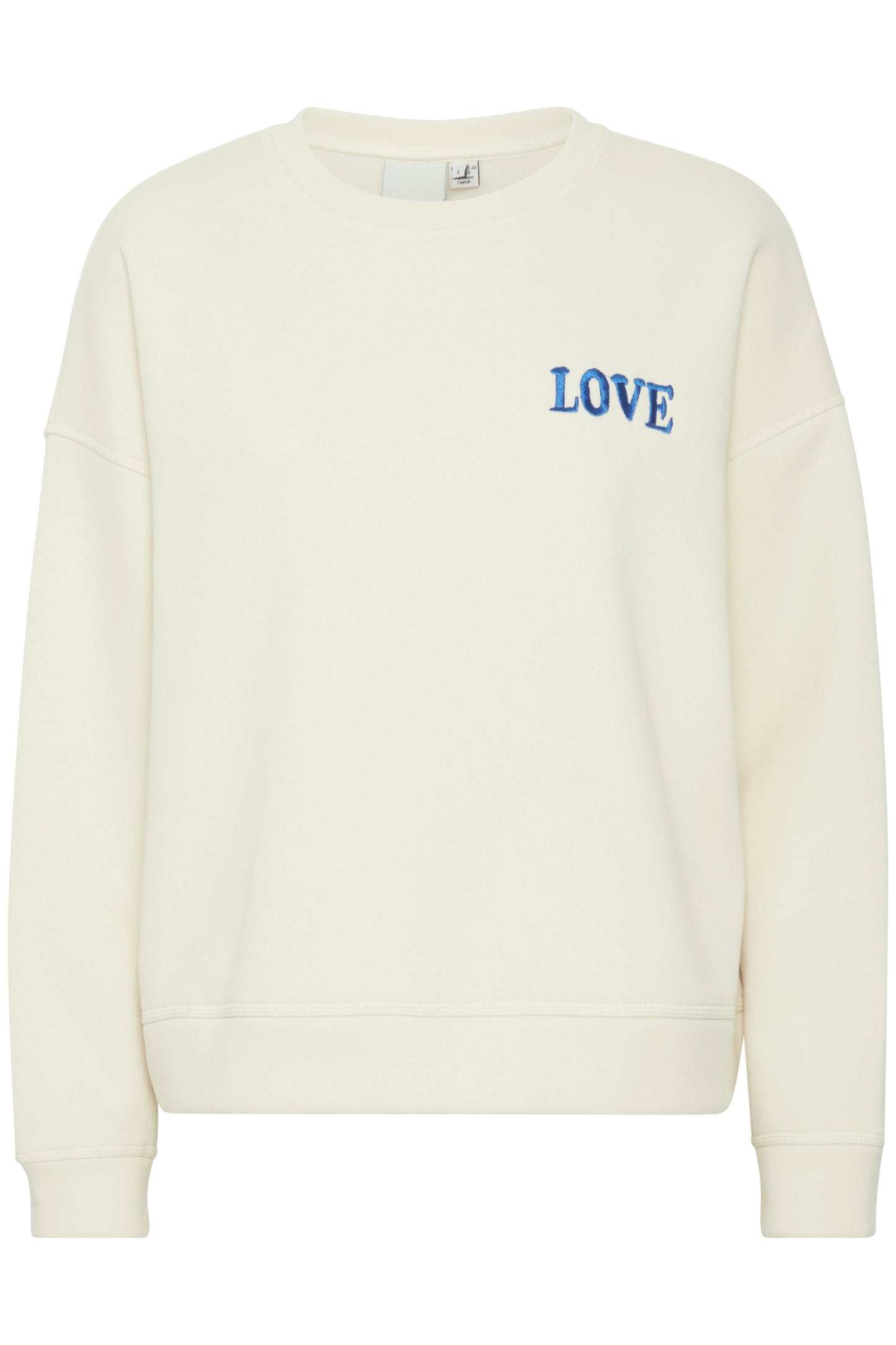 Sweat Ihmerella Ecru Et Bleu