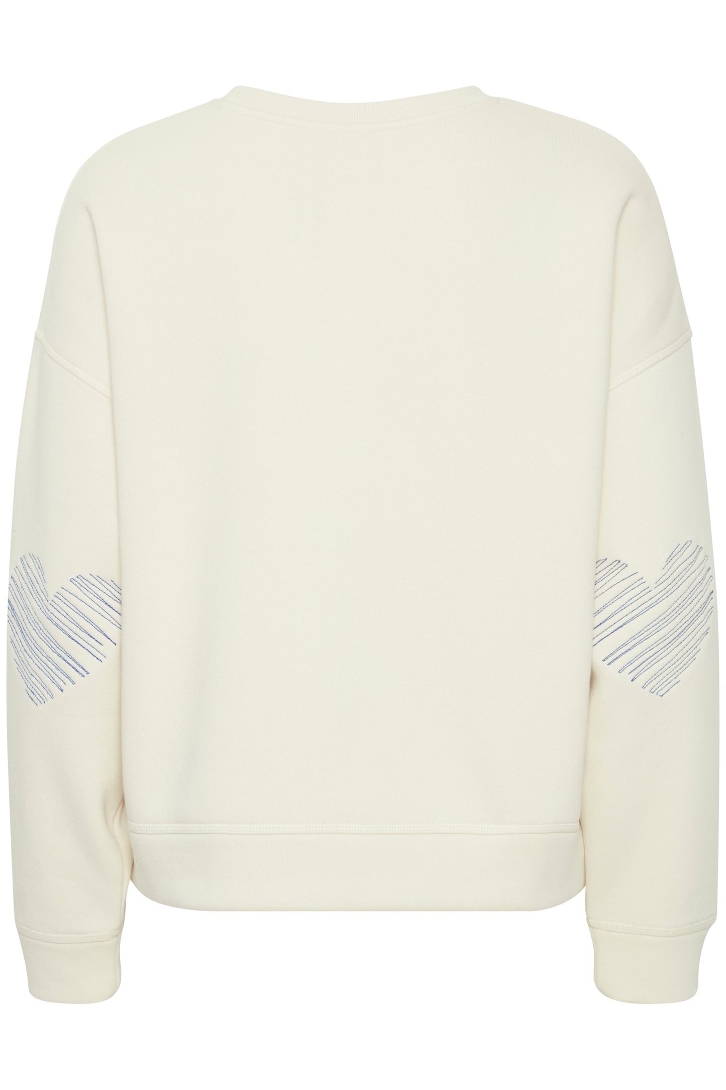 Sweat Ihmerella Ecru Et Bleu