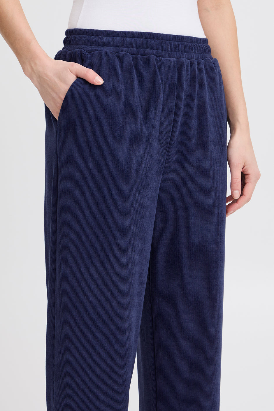 Pantalon Velours Navy