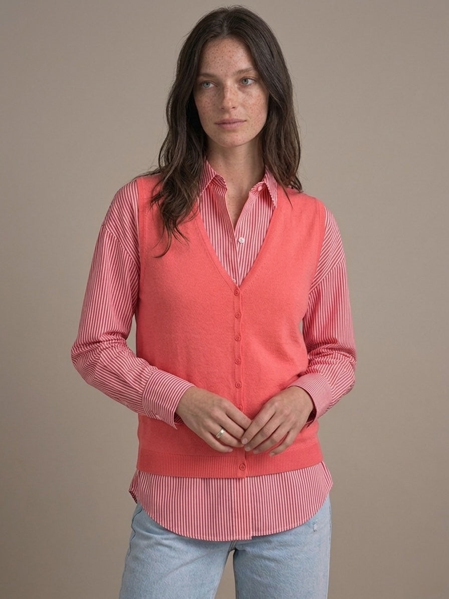 Gilet Luls Corail Sans manche