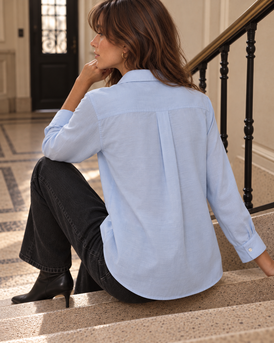 Chemise Cindy Bleue