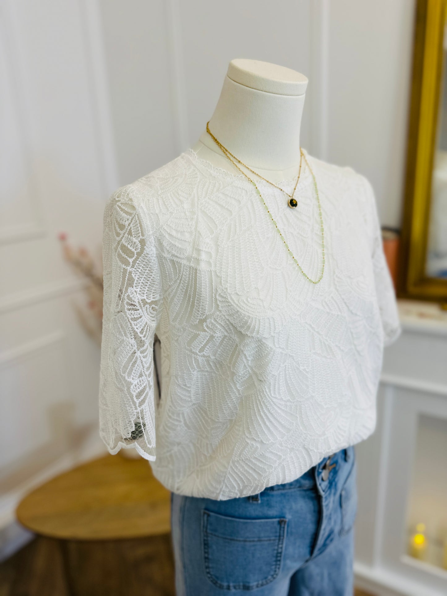 Blouse Richelle Ecrue