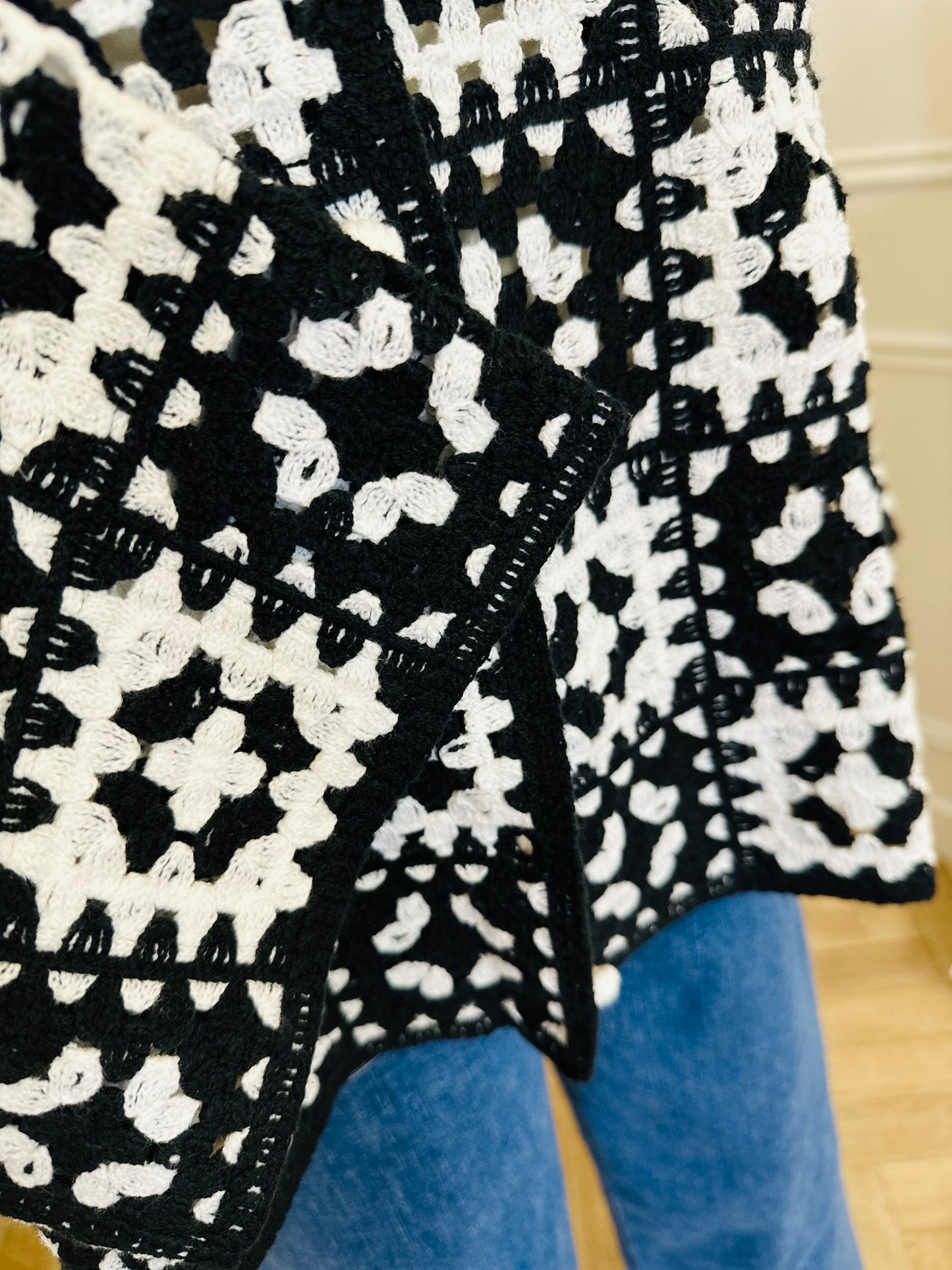 Veste Bandie Noire et Blanche