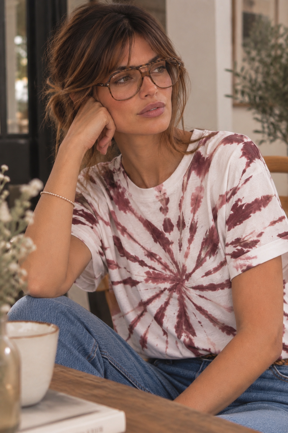 Tee Shirt Tye Dye Ivy Rose