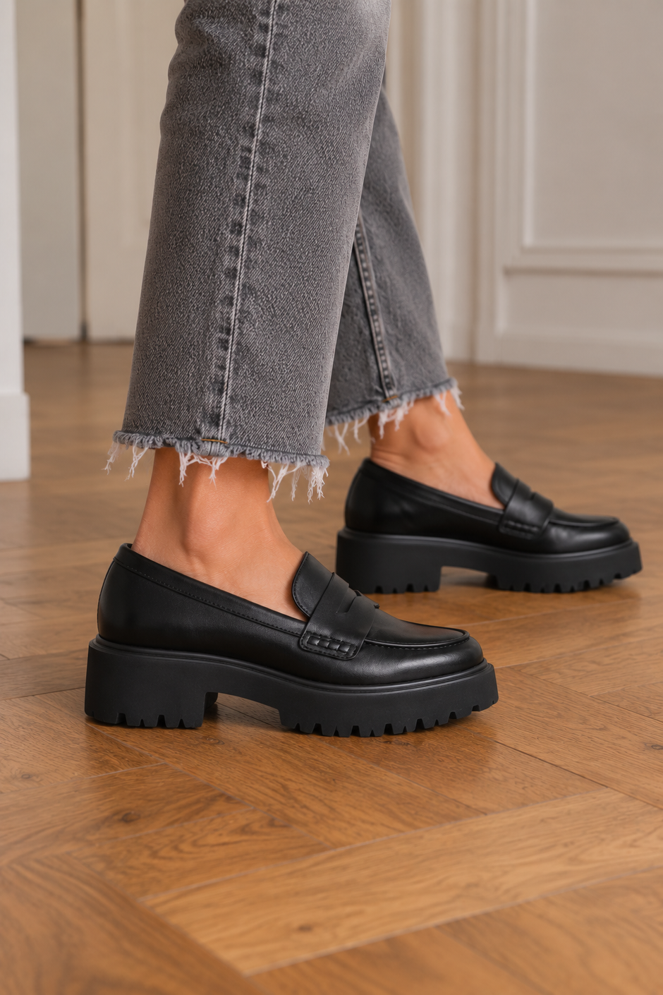 Mocassins Gaby Noirs