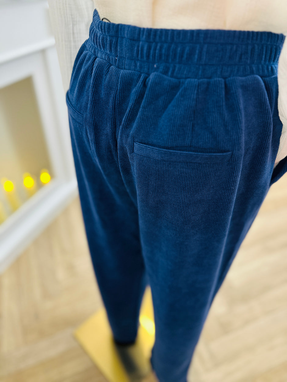 Pantalon Velours Navy
