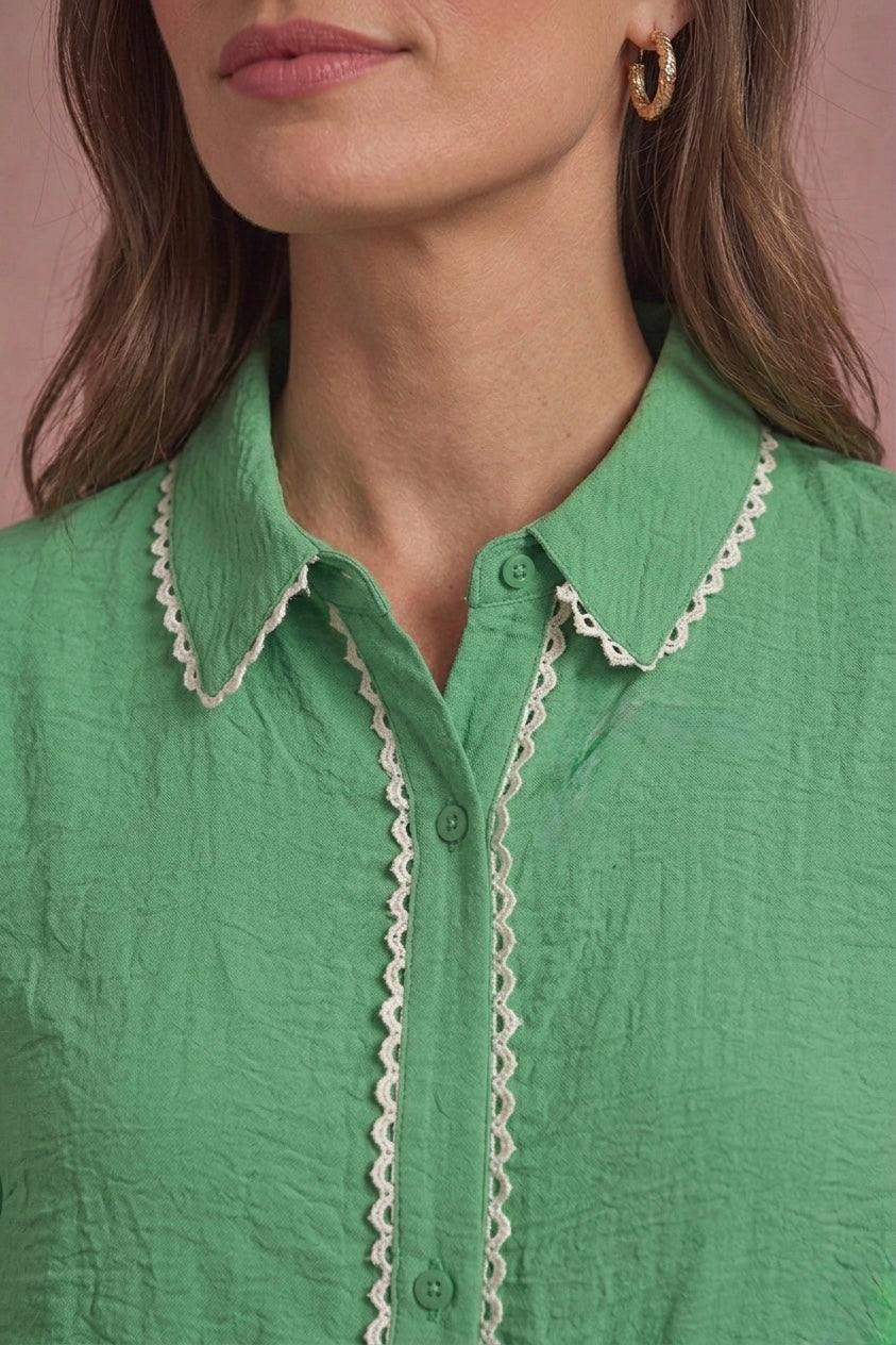Chemise Leni Verte