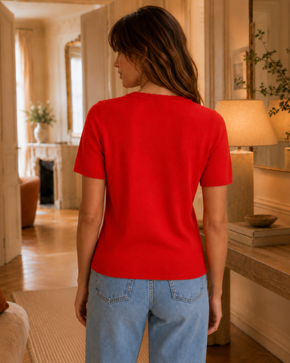 Gilet Palma Rouge