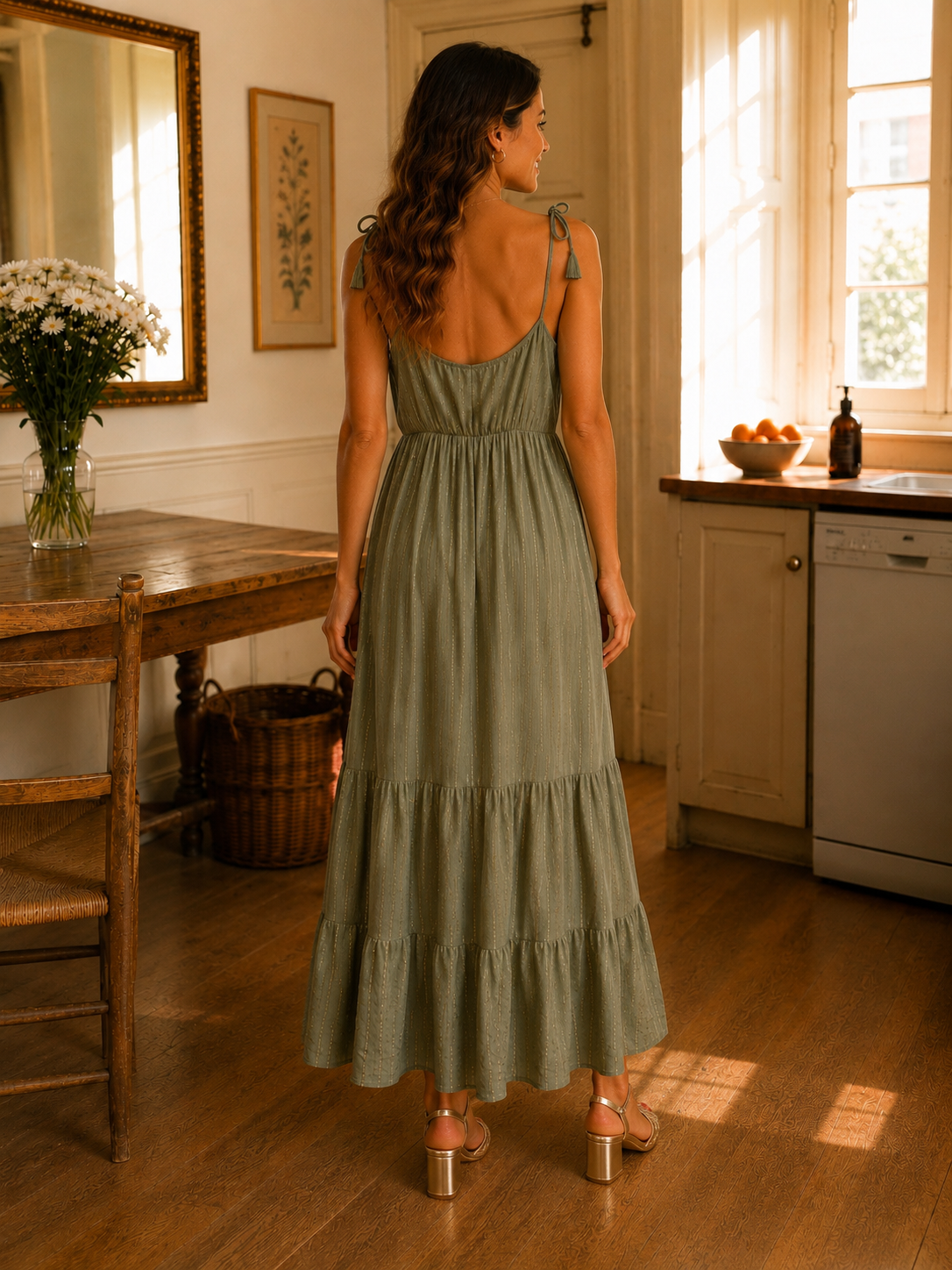 Robe Rosana Kaki