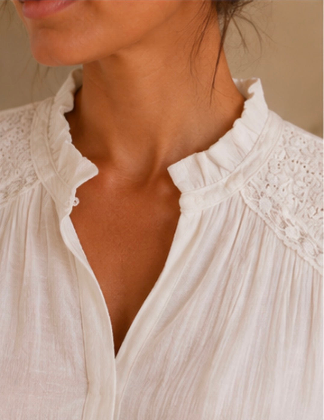 Blouse Amelia Ecrue