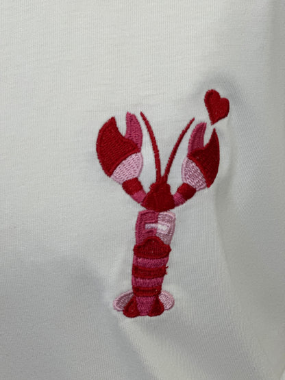 T Shirt Homard Rose