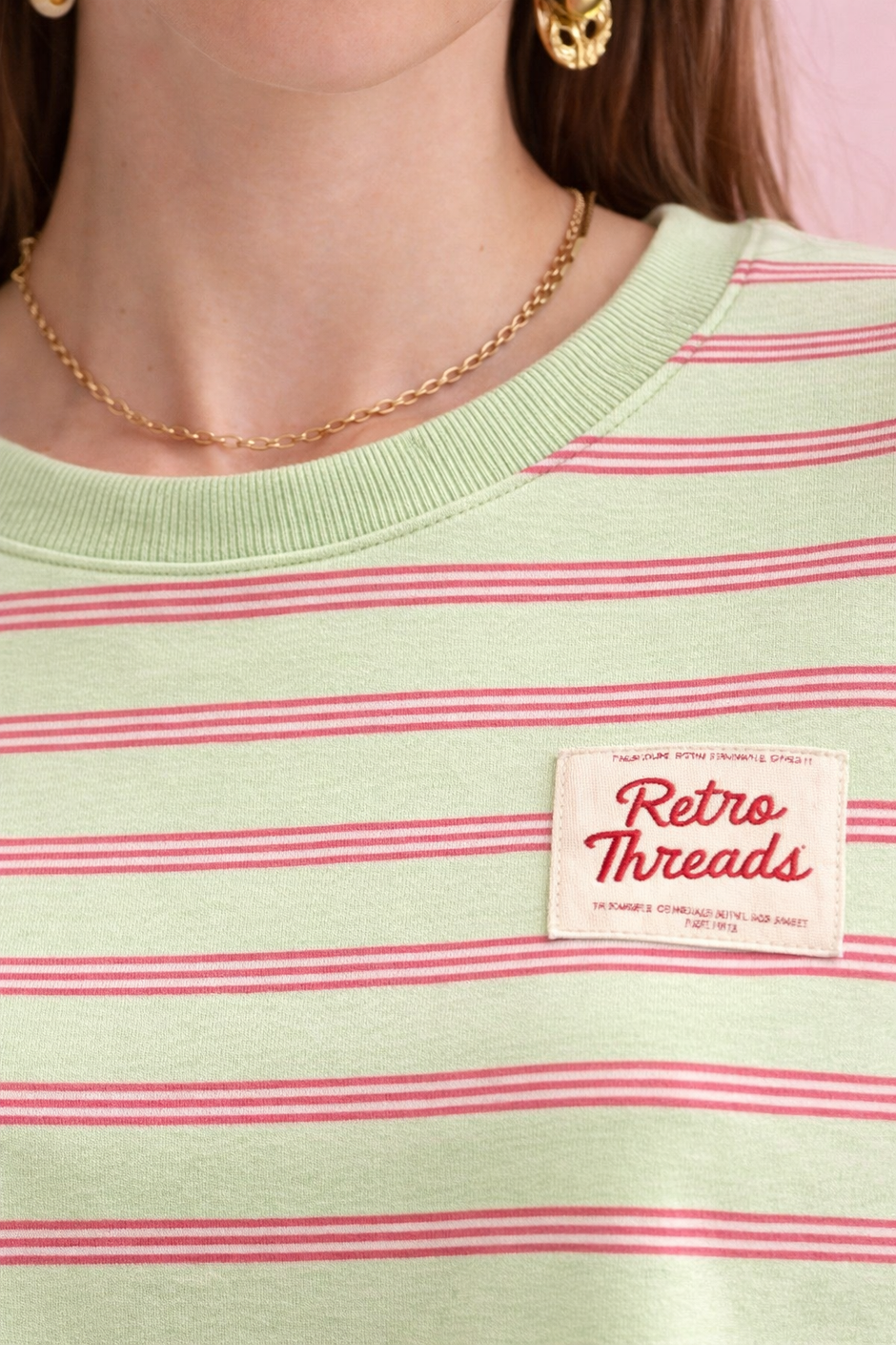 T shirt Gally Vert Fuchsia