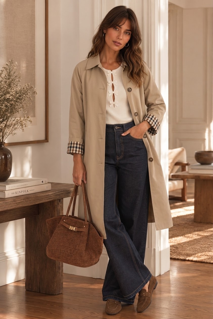 Trench Alicia Beige