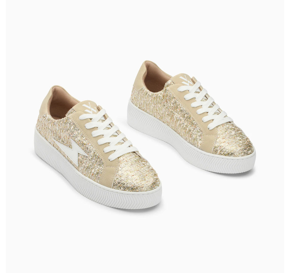 Baskets Eclair Gwen Or à Lacets