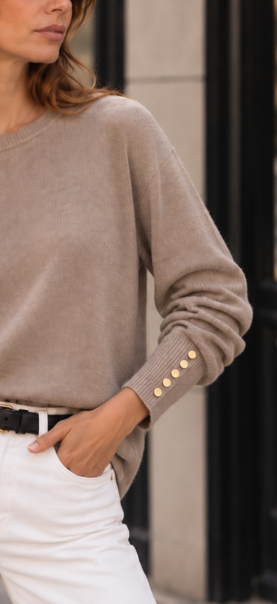 Pull Fin Cilla Beige