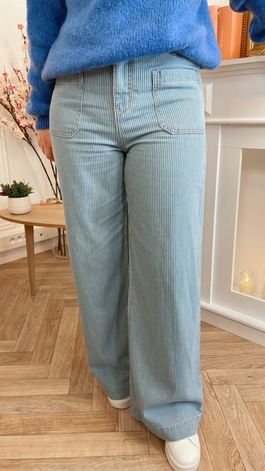 Jean Lia Denim Rayé