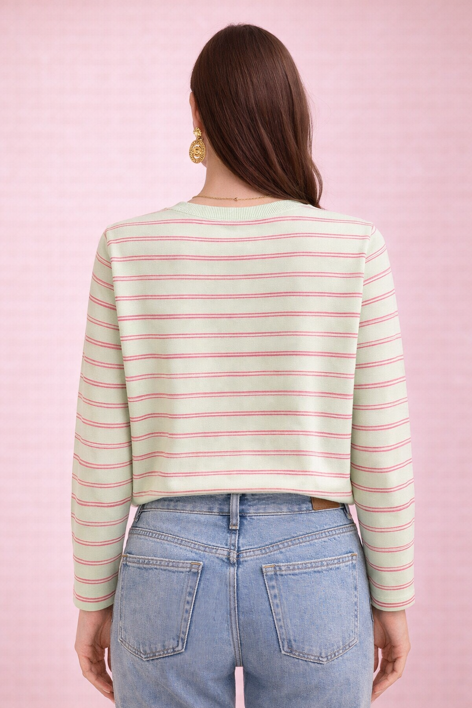 T shirt Gally Vert Fuchsia