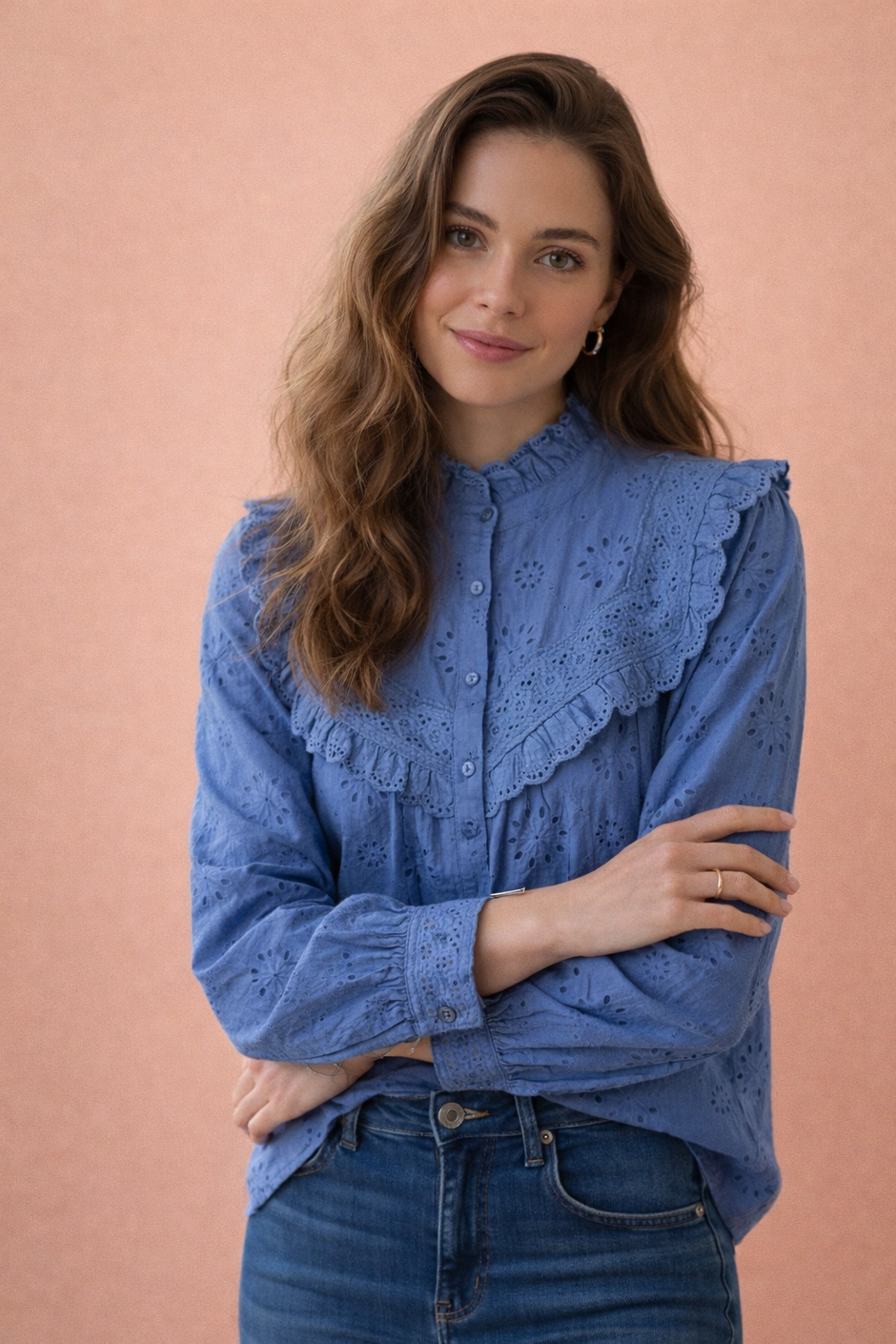 Blouse Priscilla Bleue