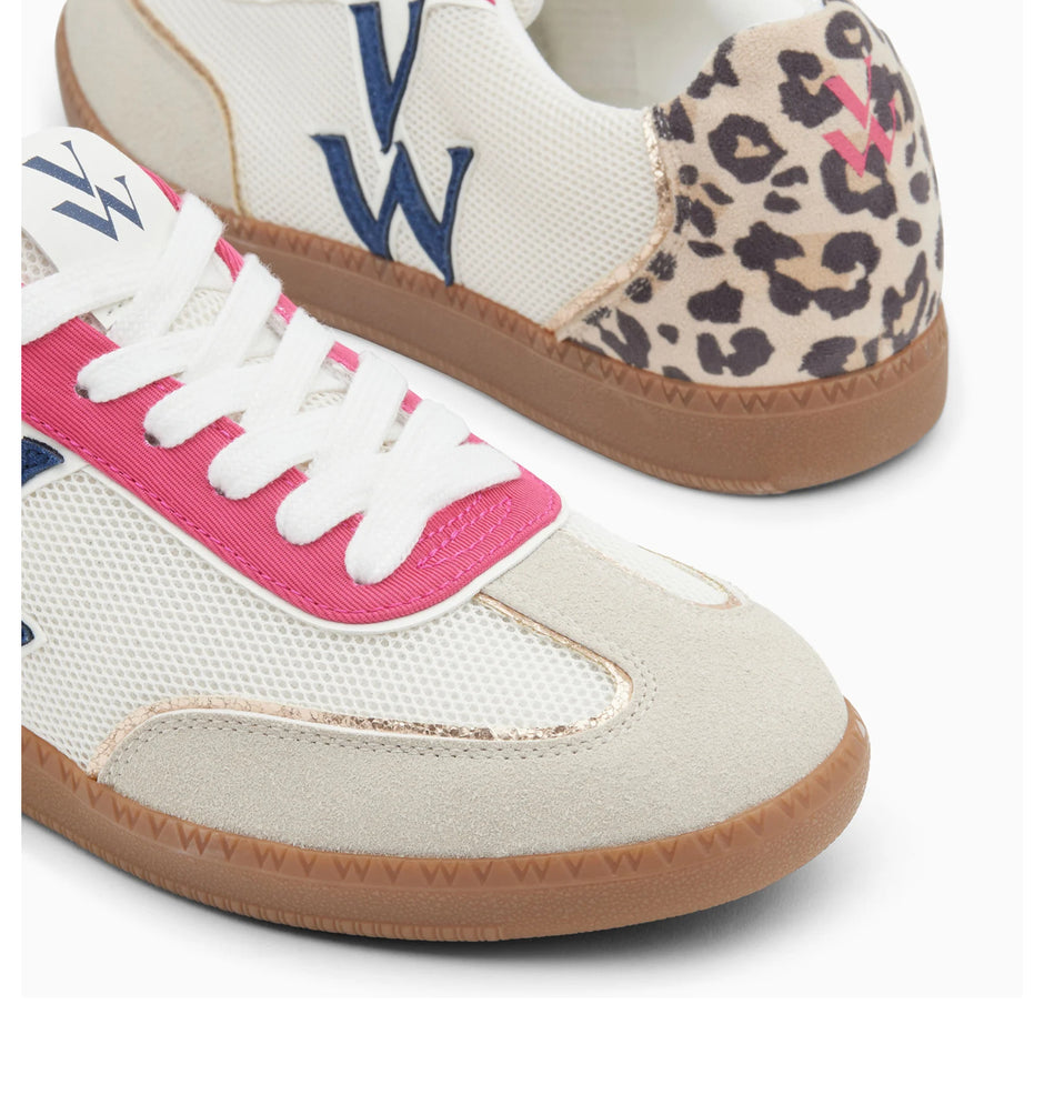 Baskets Monogramme Charlize Multicolores à Semelle Rétro