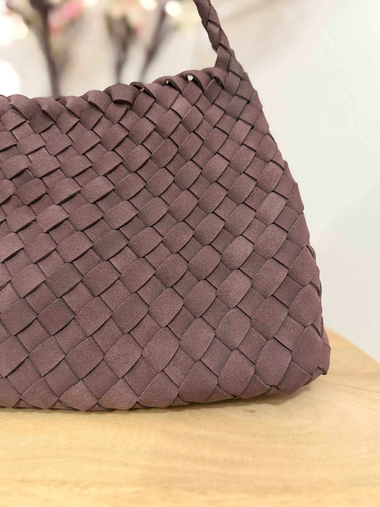 Sac Elaine Tressé Choco