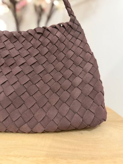 Sac Elaine Tressé Choco