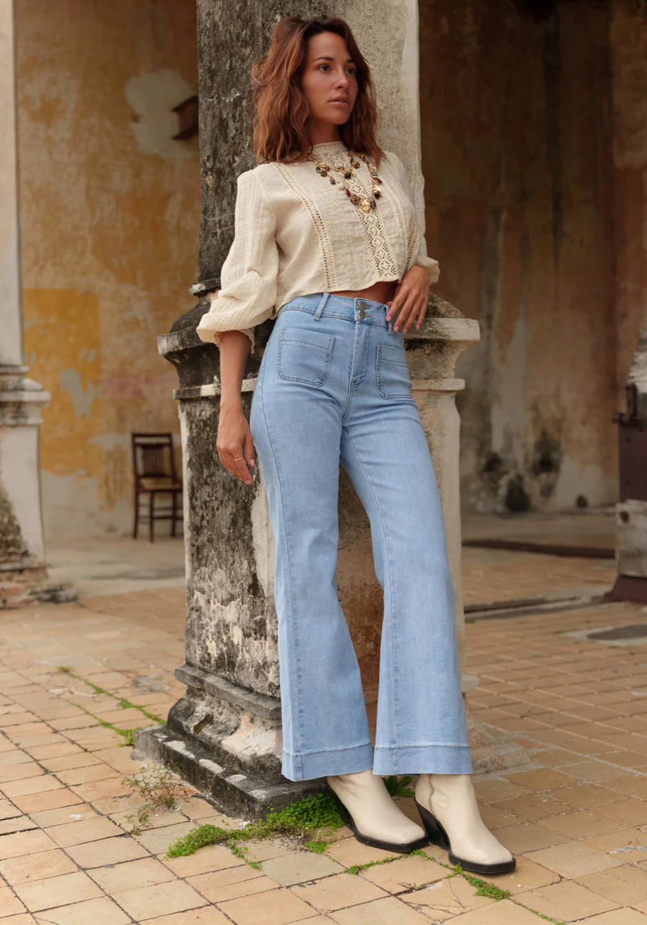 Jean Elenette Denim Clair