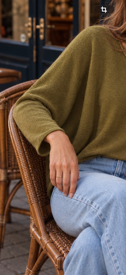 Pull Irene Olive