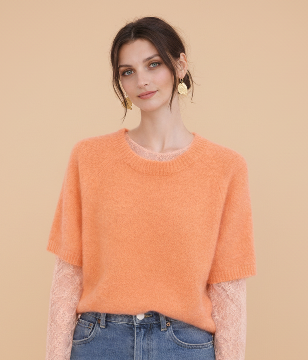 Pull Noalie Saumon