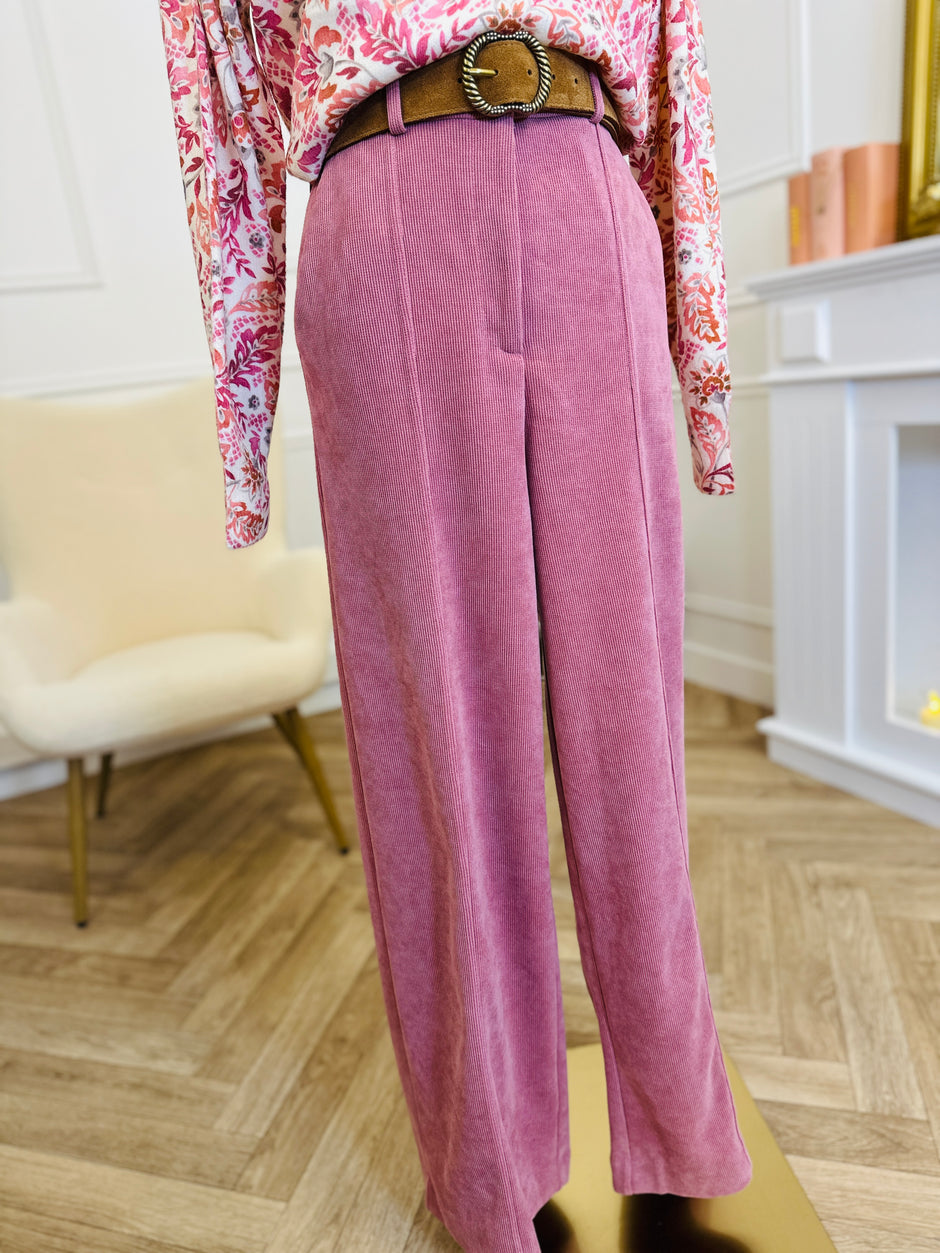 Pantalon Kate Corduroy Rose