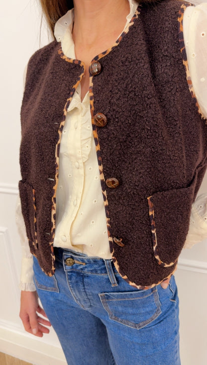 Gilet Loan Choco