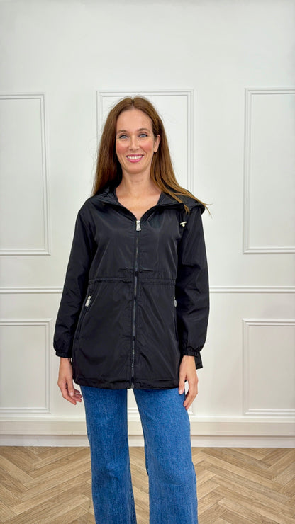 Veste Imperméable Hailey Noire