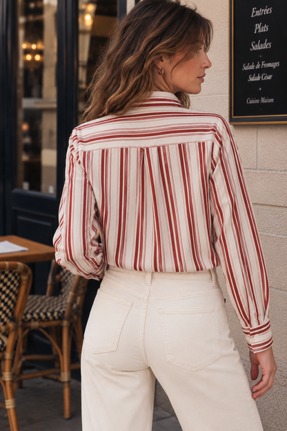 Chemise Cynthia Bordeaux