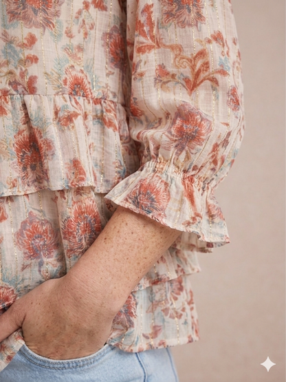Blouse Romy Corail