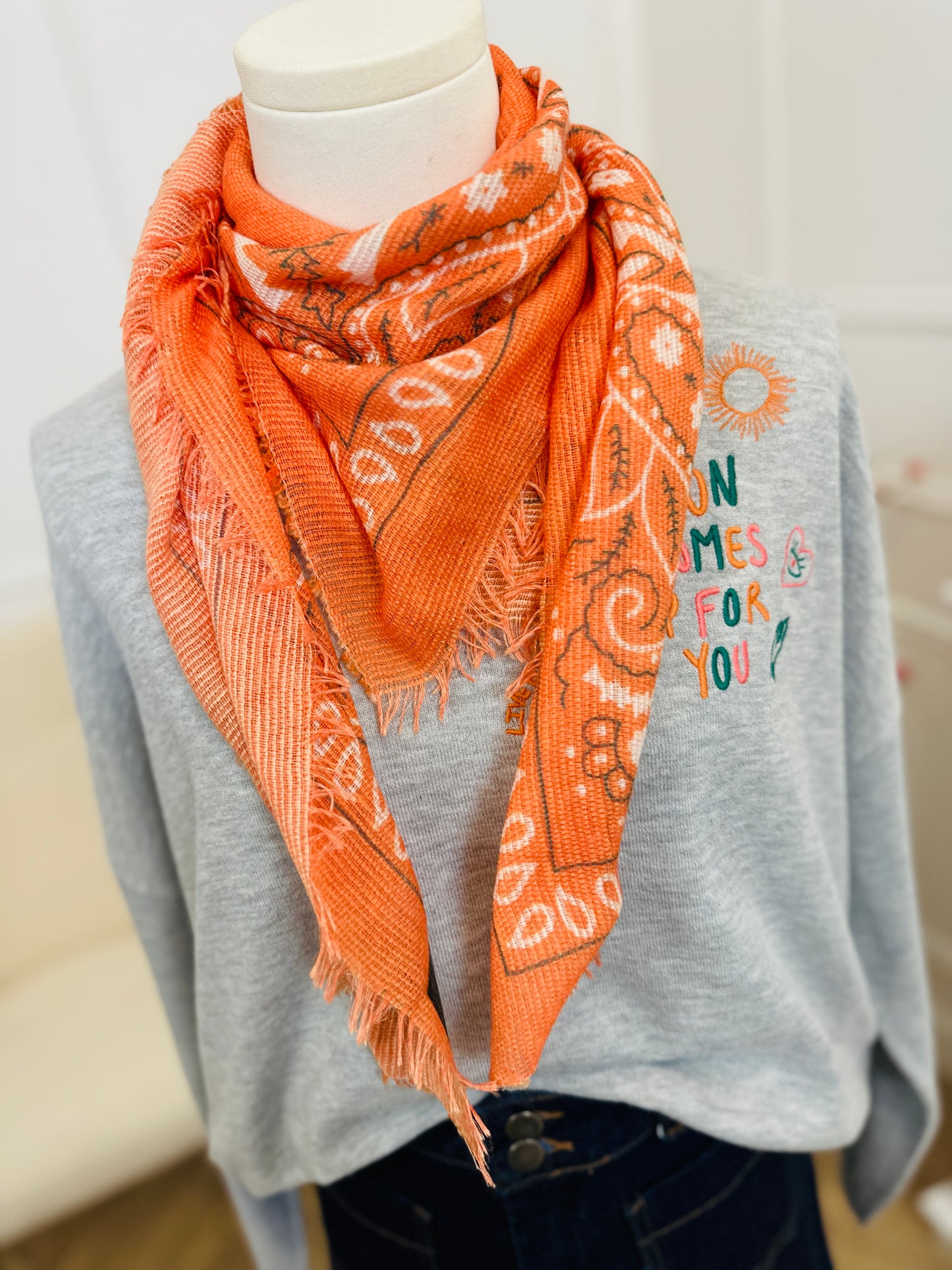 Foulard Brandy Orange