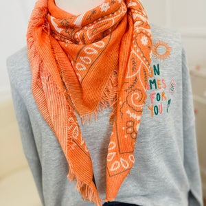 Foulard Brandy Orange