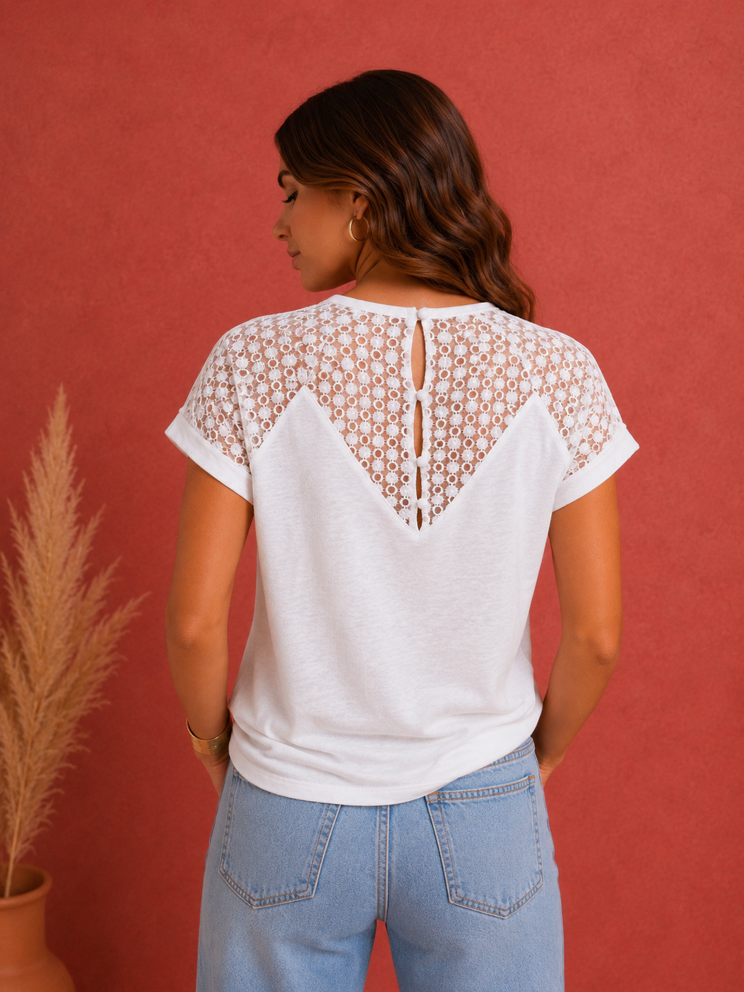 T Shirt Leila Ecru