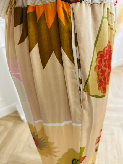 Pantalon Fluide Gaby Rose