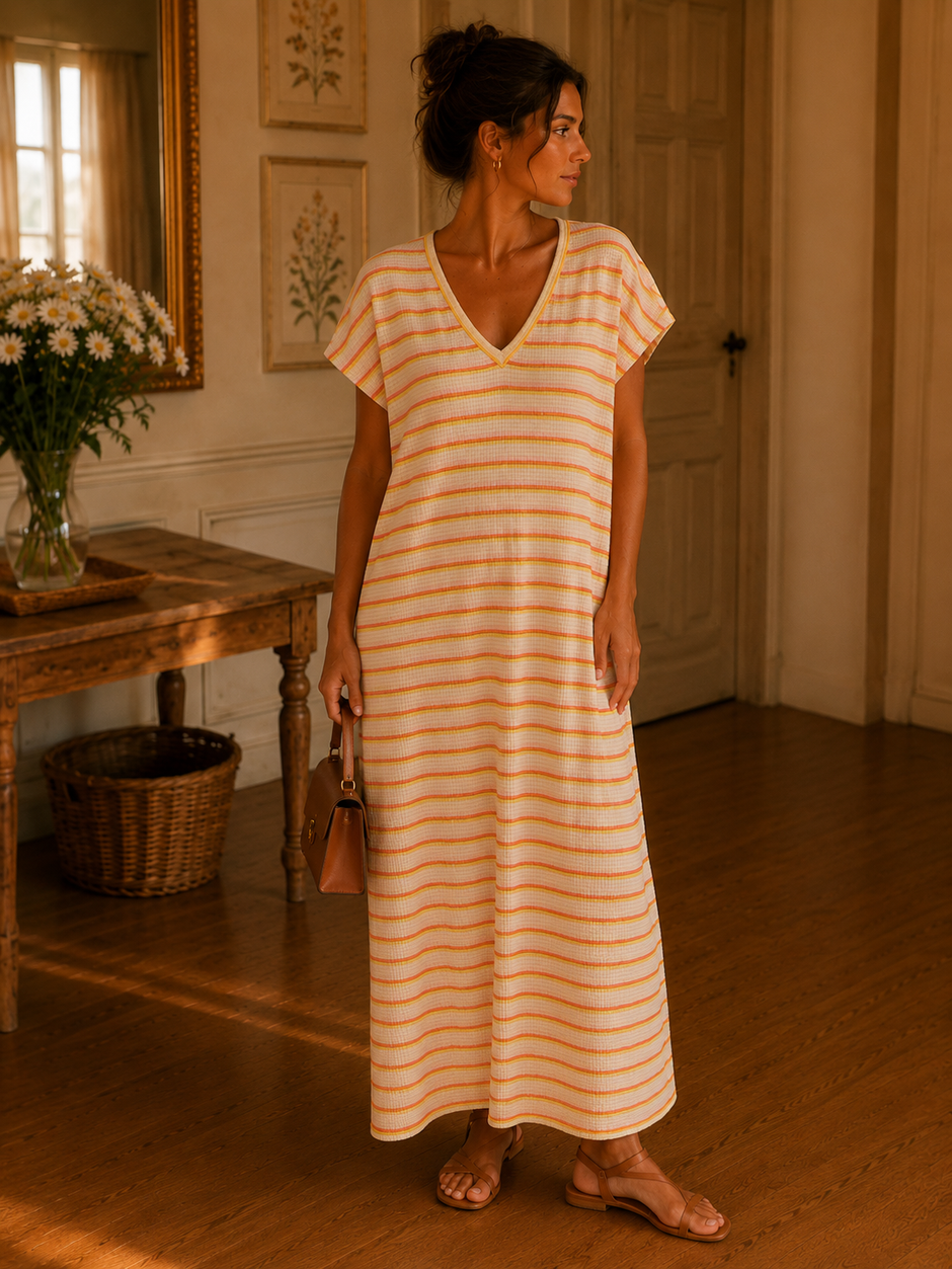 Robe Malou jaune fluo