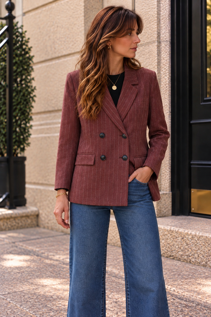 Blazer Viviane Bordeaux