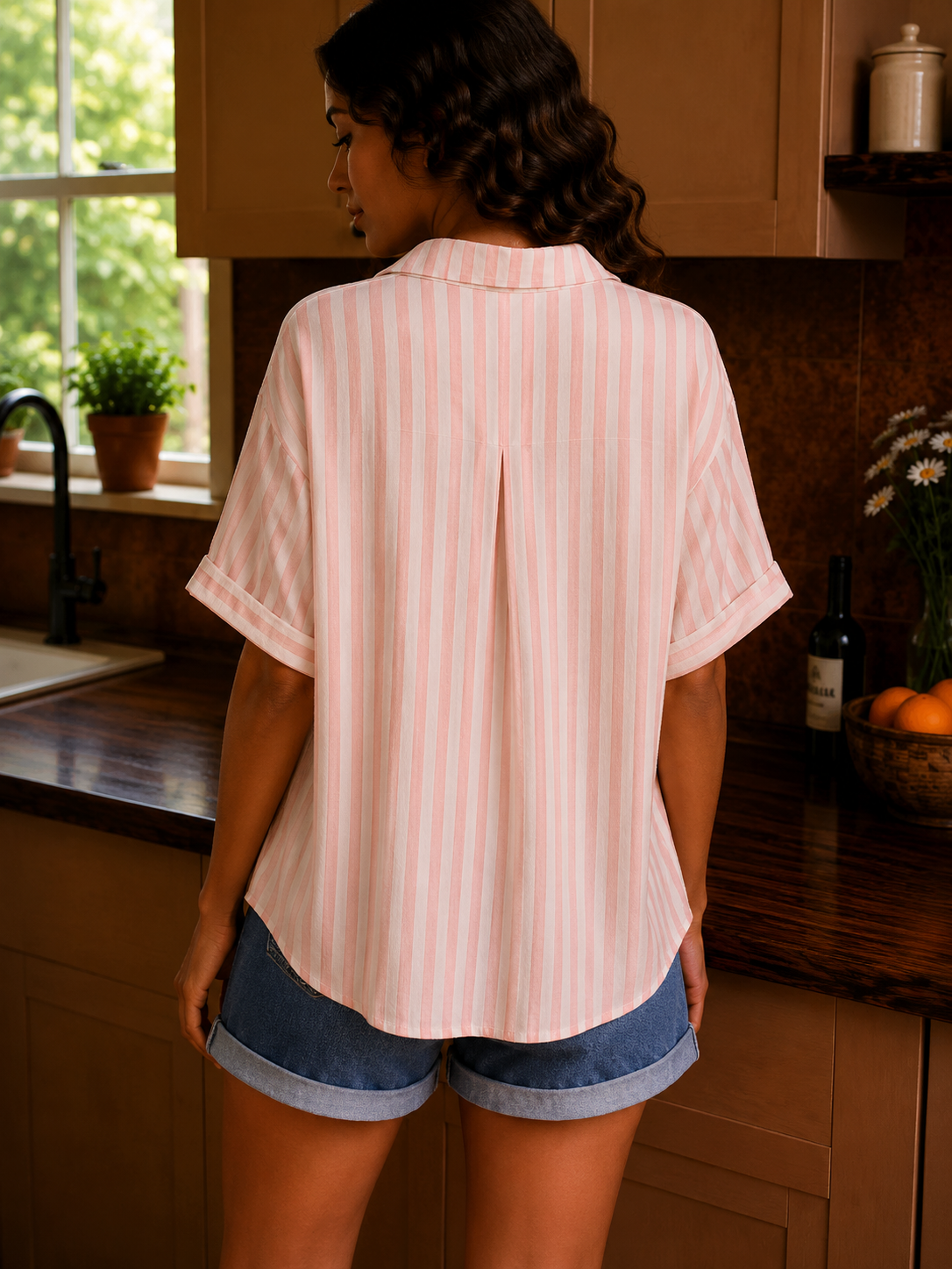 Chemise Pinky Rayée