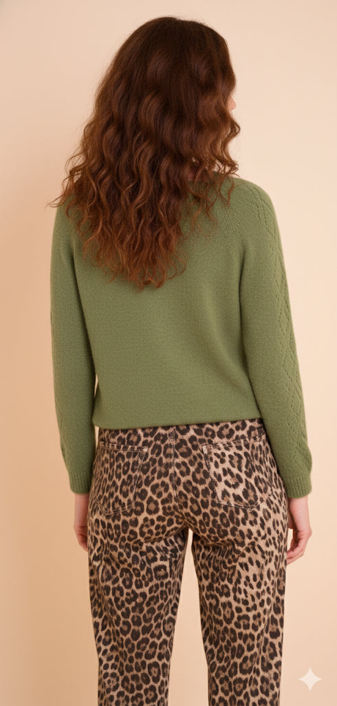 Pull Maryah ajouré Vert