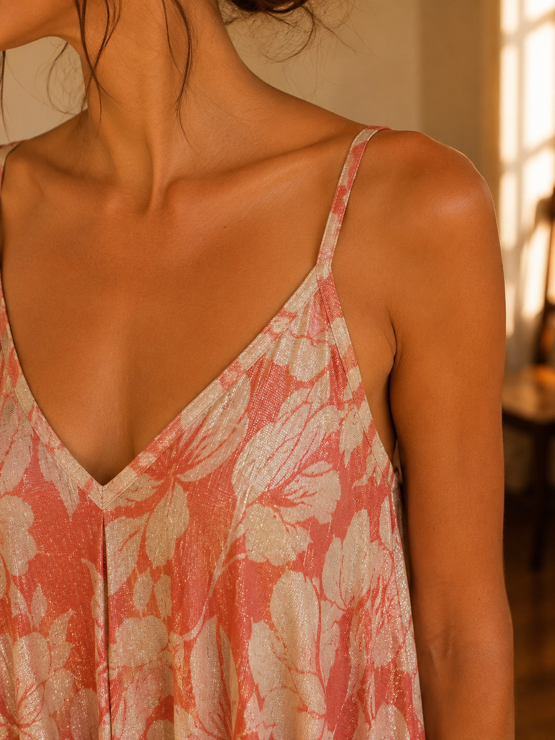 Robe Rachel Fleurs Rose