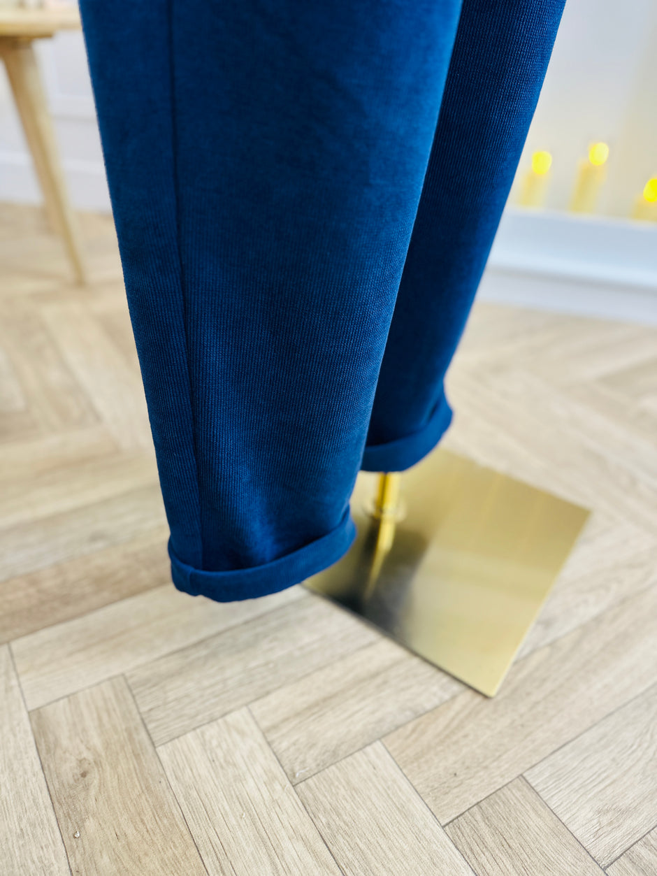 Pantalon Velours Navy