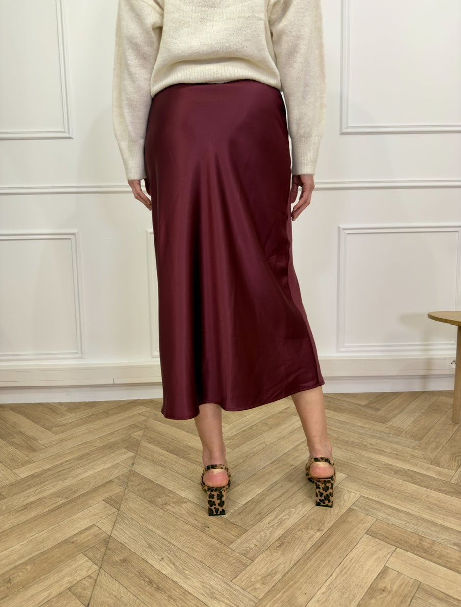 Jupe Devi Bordeaux