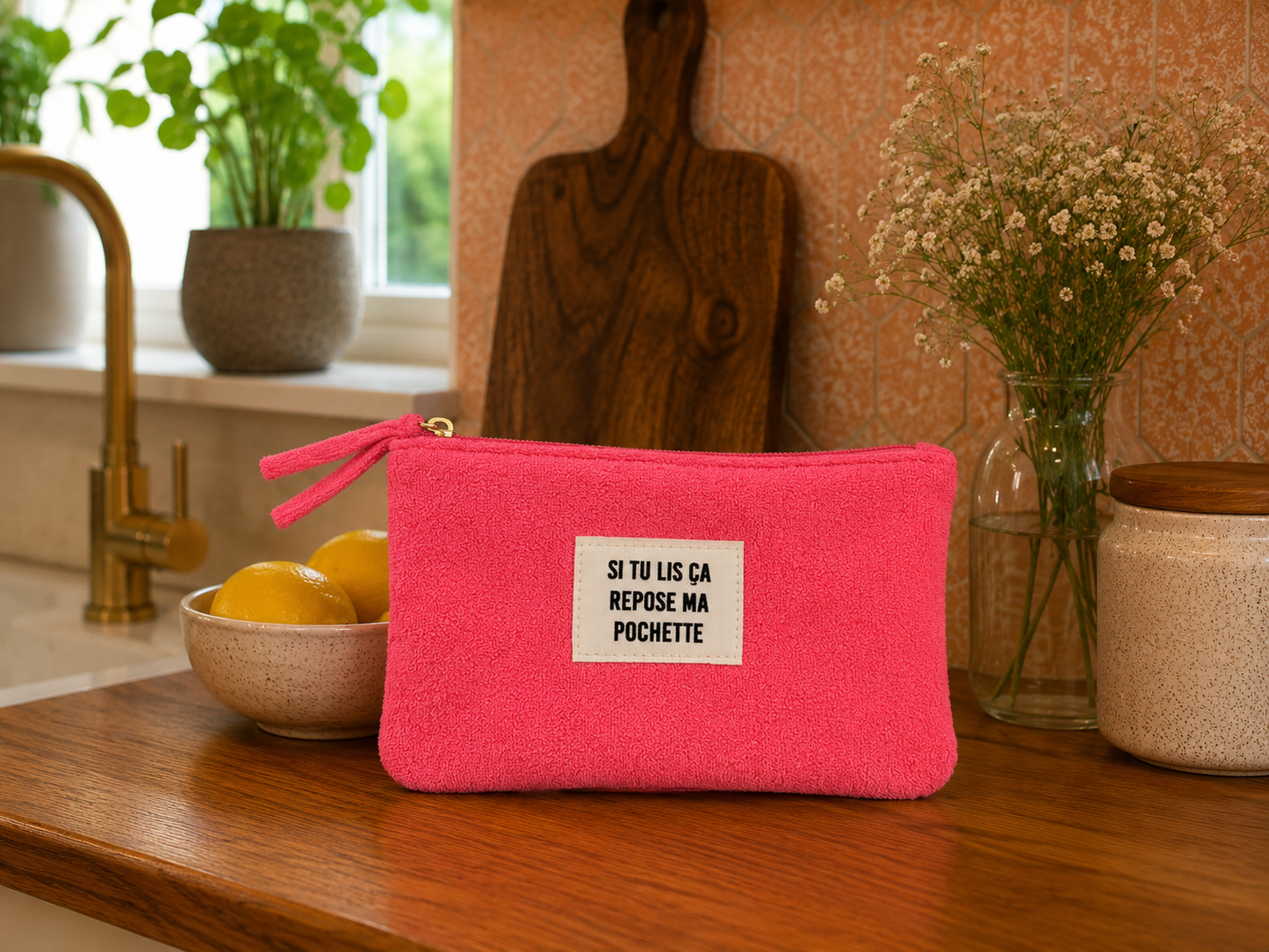 Pochette Repose Rose