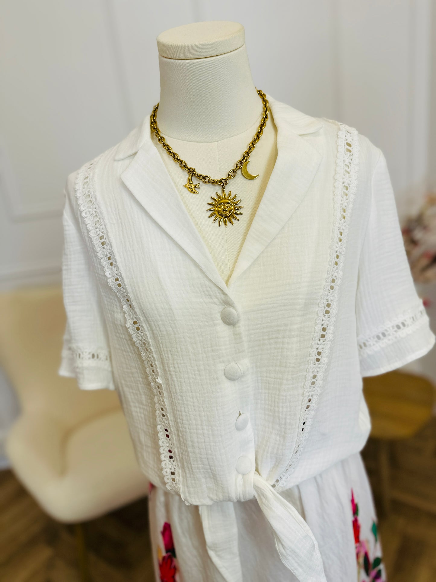 Blouse Tomasina Ecrue
