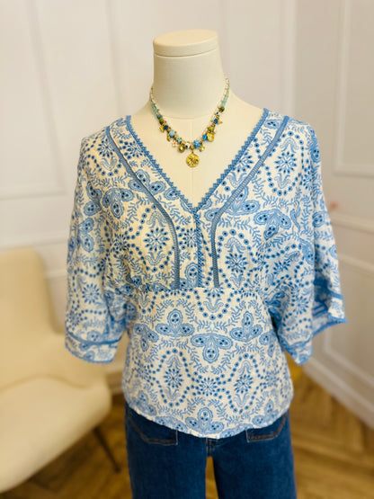 Blouse Ona Bleue